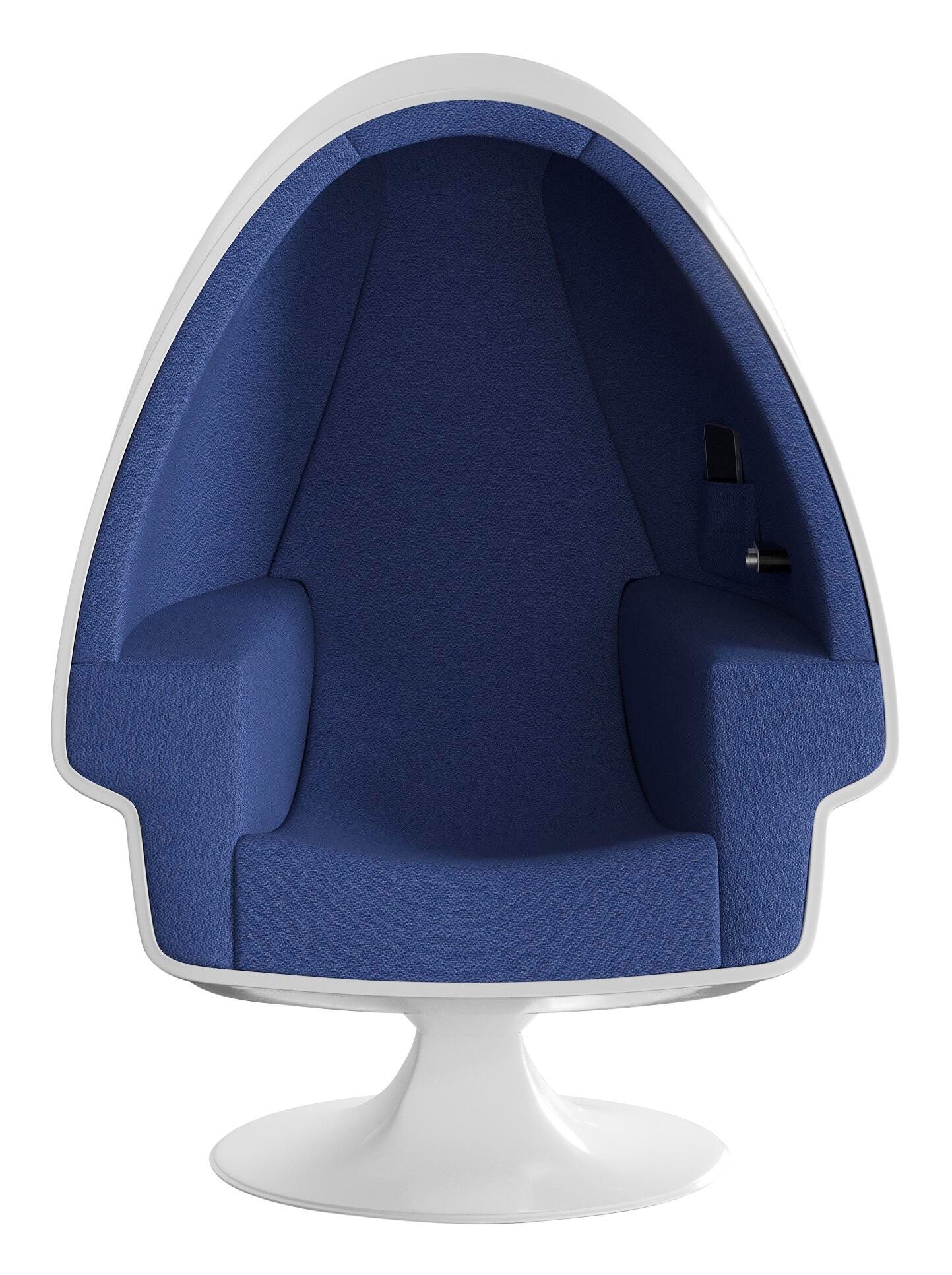 Sound Shell Chair with MP3 and Bluetooth, 52 x 38 x 40